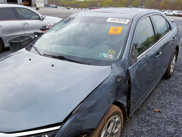 3FAHP0HA5BR102639 - 2011 FORD FUSION SE  photo 9