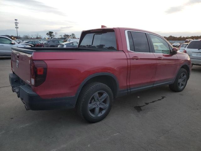 5FPYK3F5XNB017650 - 2022 HONDA RIDGELINE RTL RED photo 3