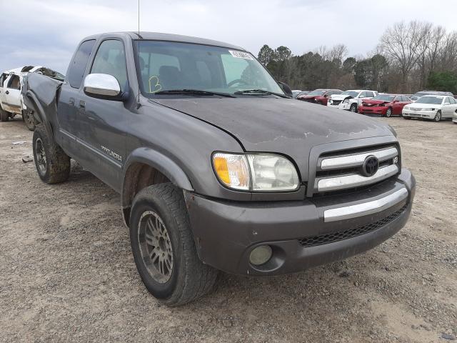 5TBBT44174S443638 - 2004 TOYOTA TUNDRA ACCESS CAB SR5 GRAY photo 1