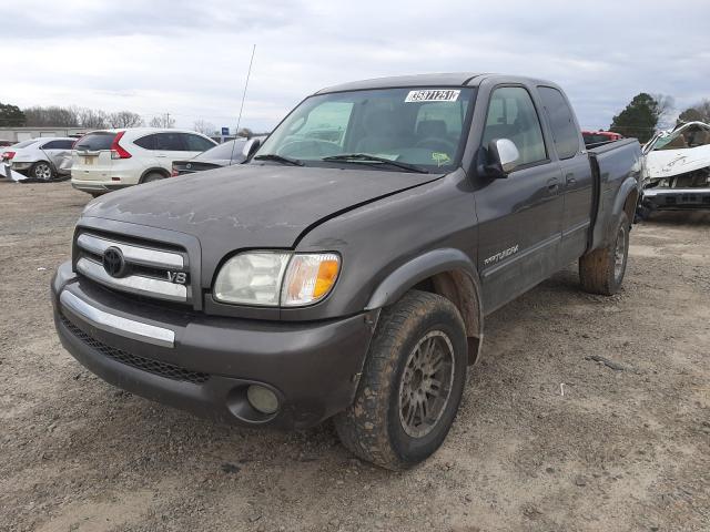5TBBT44174S443638 - 2004 TOYOTA TUNDRA ACCESS CAB SR5 GRAY photo 2