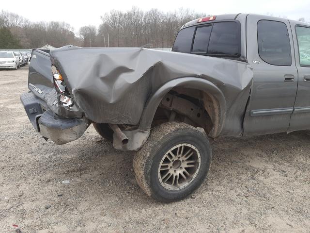 5TBBT44174S443638 - 2004 TOYOTA TUNDRA ACCESS CAB SR5 GRAY photo 9