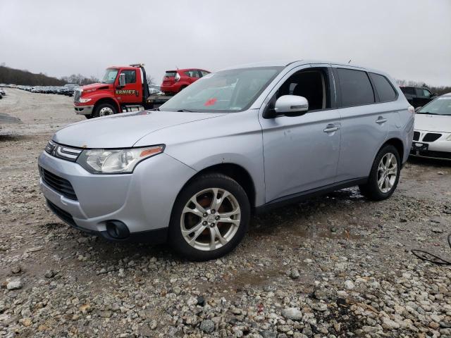 JA4AZ3A31EZ019917 - 2014 MITSUBISHI OUTLANDER SE SILVER photo 1