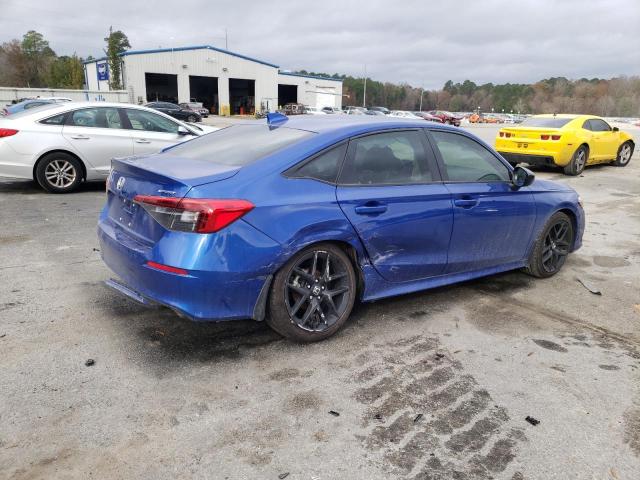 2HGFE2F56NH599663 - 2022 HONDA CIVIC SPORT Blau Foto 3