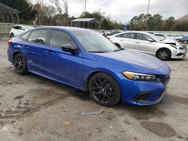 2HGFE2F56NH599663 - 2022 HONDA CIVIC SPORT Blau Foto 4
