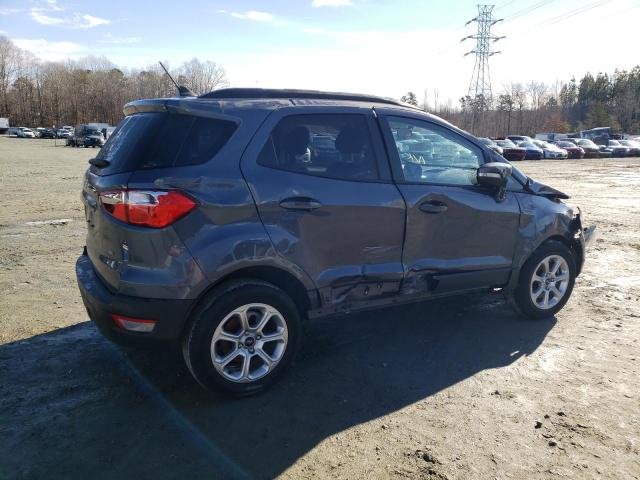 MAJ3S2GE5MC453884 - 2021 FORD ECOSPORT SE GRAY photo 3