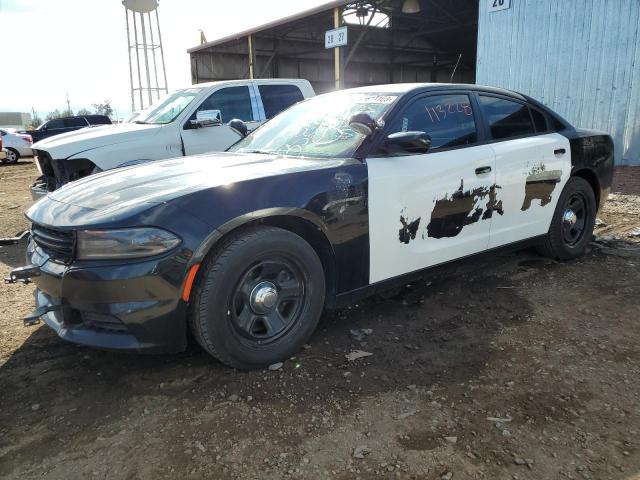 2C3CDXAT8FH500984 - 2015 DODGE CHARGER POLICE TWO TONE photo 1