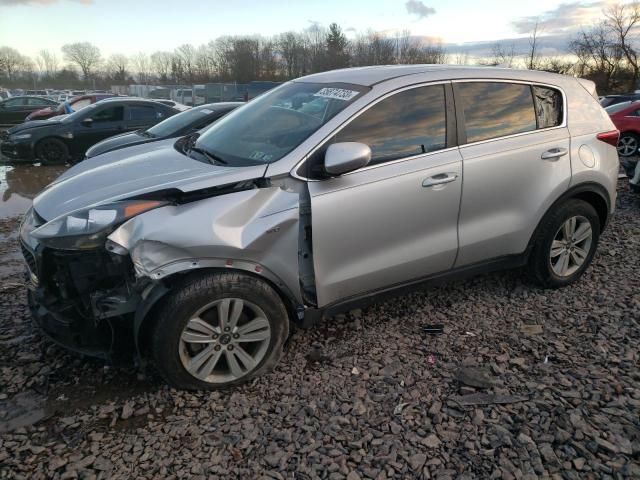 KNDPMCAC3K7492482 - 2019 KIA SPORTAGE L SILVER photo 1