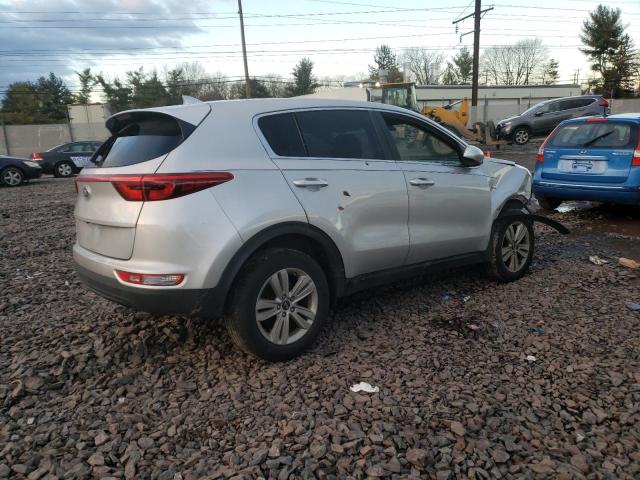 KNDPMCAC3K7492482 - 2019 KIA SPORTAGE L SILVER photo 3