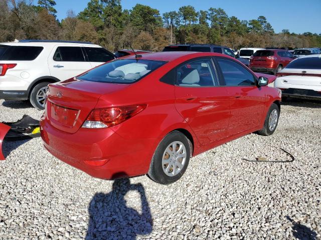 KMHCT4AE1DU308892 - 2013 HYUNDAI ACCENT GLS RED photo 3