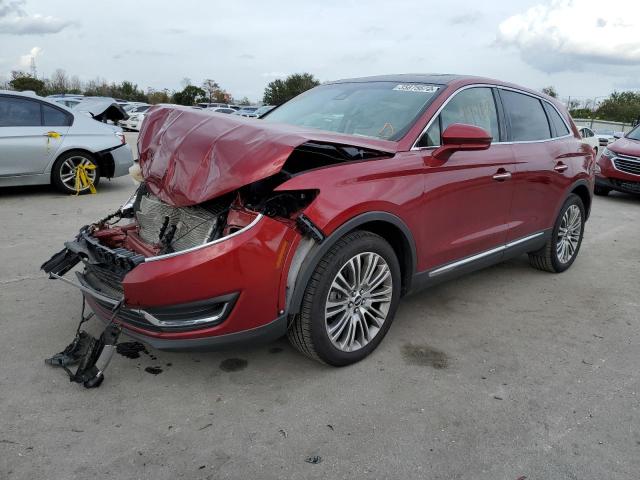 2LMPJ8LR9JBL45144 - 2018 LINCOLN MKX RESERVE RED photo 1