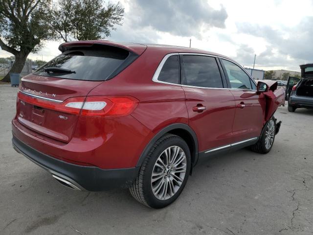 2LMPJ8LR9JBL45144 - 2018 LINCOLN MKX RESERVE RED photo 3