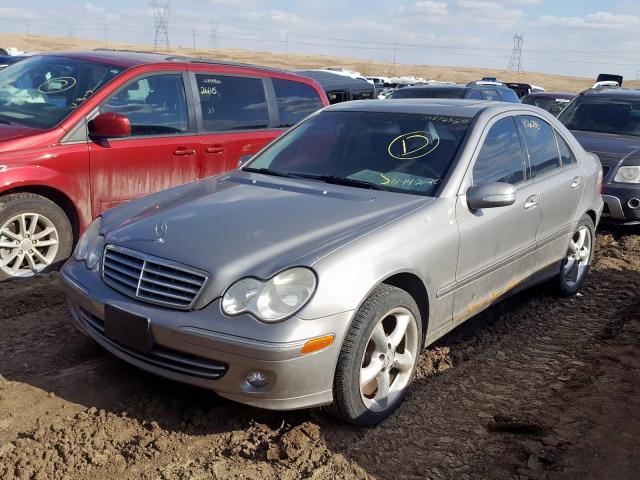 WDBRF81J95F681662 - 2005 MERCEDES-BENZ C 240 4MATIC  photo 2