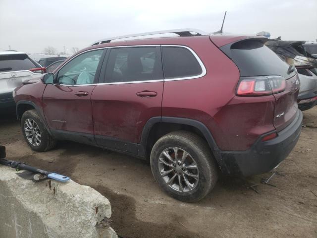 1C4PJMLX6KD101812 - 2019 JEEP CHEROKEE LATITUDE PLUS BURGUNDY photo 2