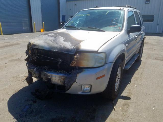 4M2YU91137KJ01948 - 2007 MERCURY MARINER LUXURY  photo 2