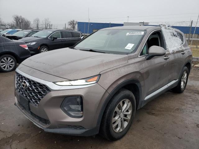 5NMS2CADXKH108067 - 2019 HYUNDAI SANTA FE SE GRAY photo 1