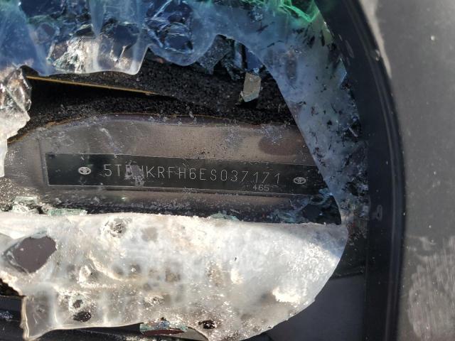 5TDJKRFH6ES037171 - 2014 TOYOTA HIGHLANDER XLE Boz foto 12