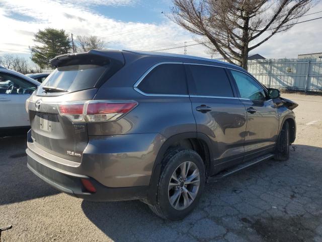 5TDJKRFH6ES037171 - 2014 TOYOTA HIGHLANDER XLE Boz foto 3