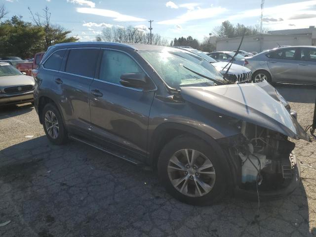 5TDJKRFH6ES037171 - 2014 TOYOTA HIGHLANDER XLE Boz foto 4