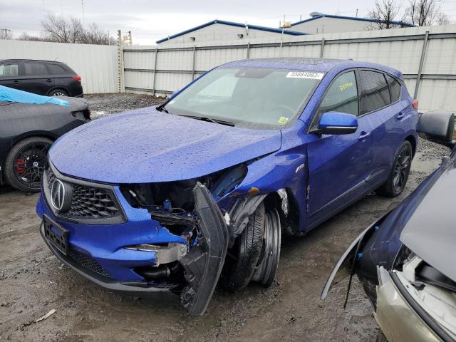 5J8TC2H64KL018741 - 2019 ACURA RDX A-SPEC BLUE photo 1