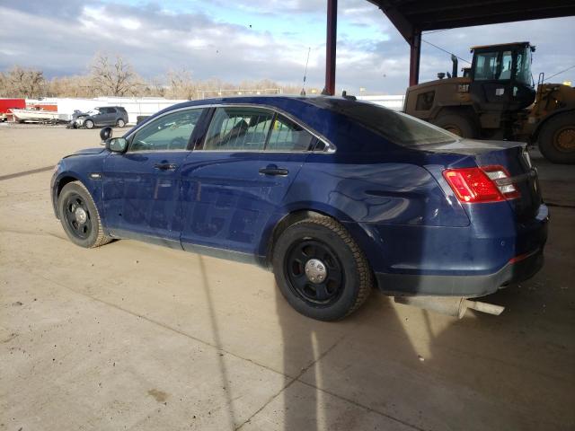 1FAHP2MK1FG132146 - 2015 FORD TAURUS POLICE INTERCEPTOR BLUE photo 2