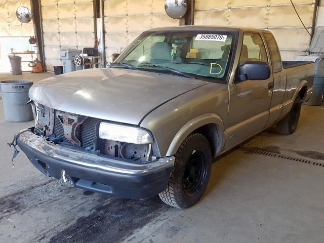 1GCCS19W4Y8198499 - 2000 CHEVROLET S TRUCK S10  photo 2