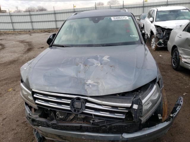 3VV4B7AX7KM099787 - 2019 VOLKSWAGEN TIGUAN SEL PREMIUM GRAY photo 5