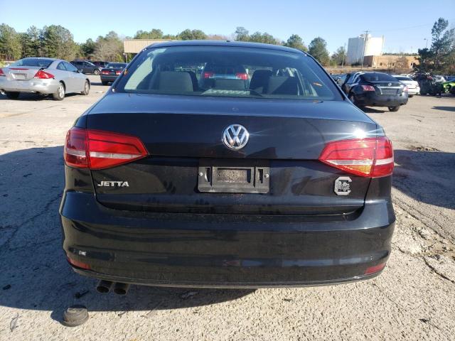 3VW2K7AJ0FM355711 - 2015 VOLKSWAGEN JETTA BASE BLACK photo 6