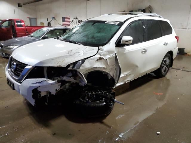 5N1DR2MN8HC611490 - 2017 NISSAN PATHFINDER S WHITE photo 1