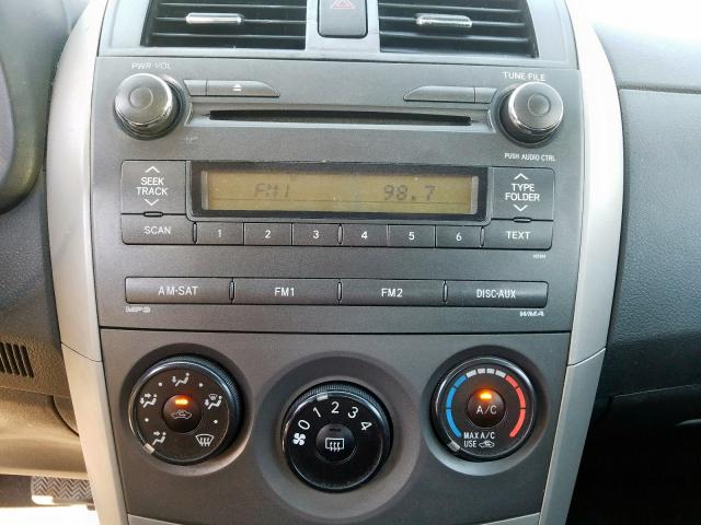 1NXBU4EE8AZ322920 - 2010 TOYOTA COROLLA BASE  照片 9