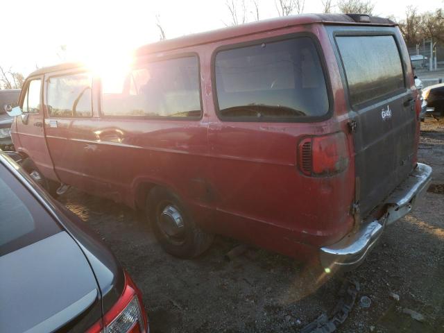 2B5WB35Z4VK503123 - 1997 DODGE RAM WAGON B3500 RED photo 2