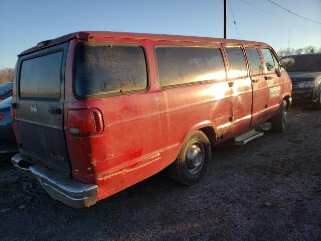 2B5WB35Z4VK503123 - 1997 DODGE RAM WAGON B3500 RED photo 3