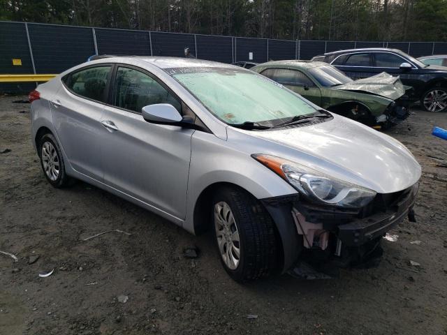 5NPDH4AE7CH072980 - 2012 HYUNDAI ELANTRA GLS SILVER photo 4