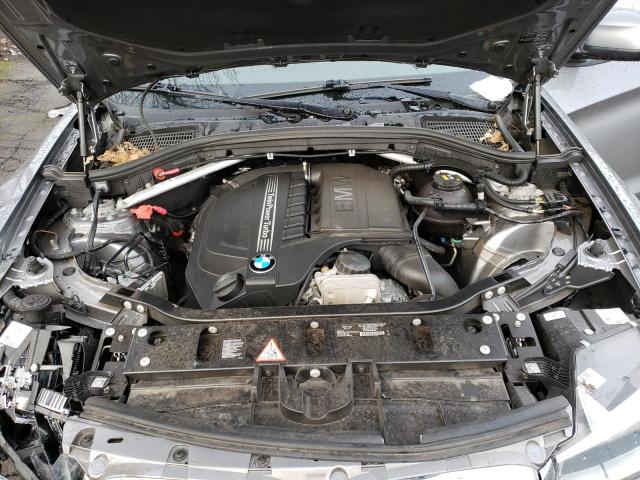 5UXWX7C57F0K33127 - 2015 BMW X3 XDRIVE35I GRAY photo 12
