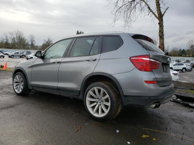 5UXWX7C57F0K33127 - 2015 BMW X3 XDRIVE35I GRAY photo 2