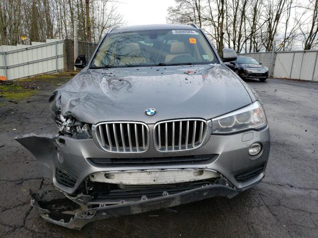 5UXWX7C57F0K33127 - 2015 BMW X3 XDRIVE35I GRAY photo 5