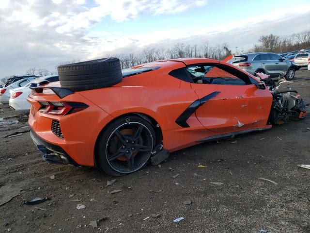 1G1YB2D41M5106819 - 2021 CHEVROLET CORVETTE STINGRAY 2LT ORANGE photo 3