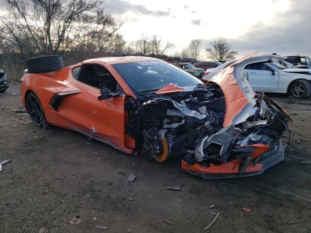 1G1YB2D41M5106819 - 2021 CHEVROLET CORVETTE STINGRAY 2LT ORANGE photo 4