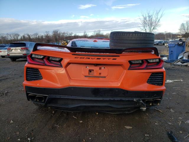 1G1YB2D41M5106819 - 2021 CHEVROLET CORVETTE STINGRAY 2LT ORANGE photo 6