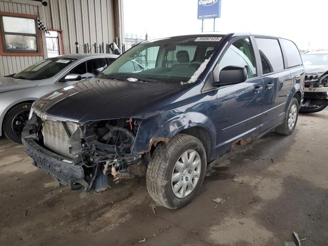 2A8HR44H28R675102 - 2008 CHRYSLER TOWN & COU LX BLUE photo 1