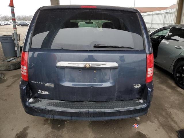 2A8HR44H28R675102 - 2008 CHRYSLER TOWN & COU LX BLUE photo 6