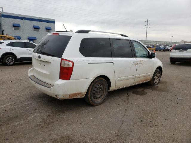 KNDMG4C34A6357058 - 2010 KIA SEDONA LX WHITE photo 3