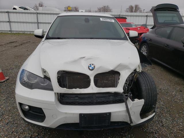 5UXFG2C50E0K41118 - 2014 BMW X6 XDRIVE35I WHITE photo 5