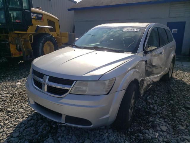 3D4GG57V59T205020 - 2009 DODGE JOURNEY SXT SILVER photo 2