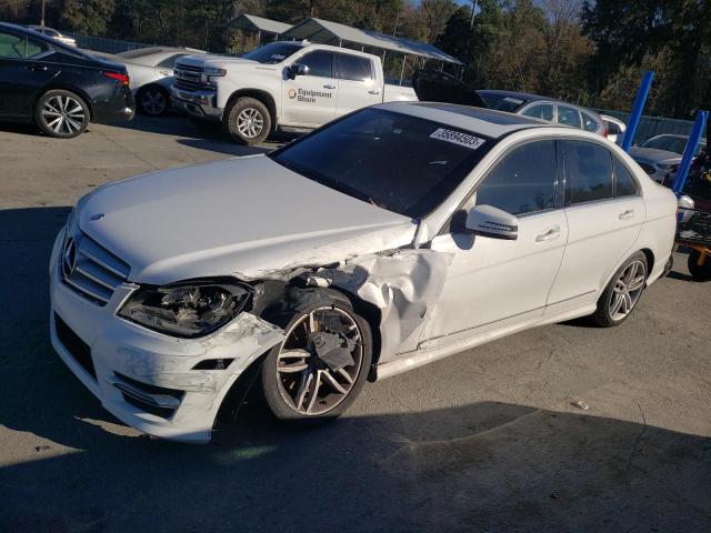 WDDGF8AB2DR286937 - 2013 MERCEDES-BENZ C 300 4MATIC WHITE photo 1