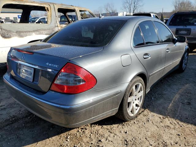 WDBUF87X18B232221 - 2008 MERCEDES-BENZ E 350 4MAT GRAY photo 3