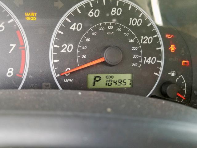 JTDBL40E699061509 - 2009 TOYOTA COROLLA BASE  照片 8