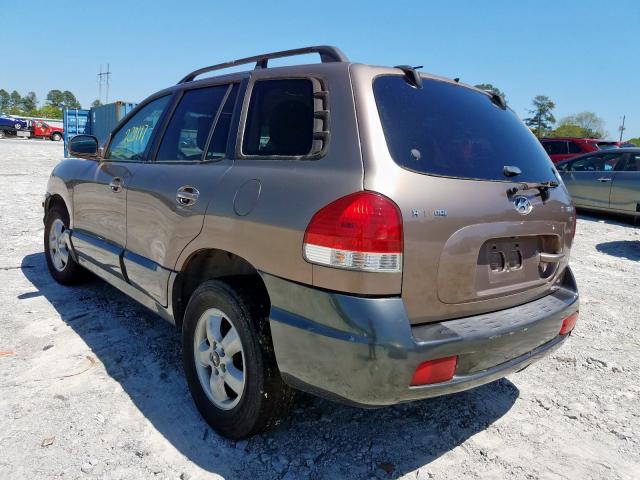 KM8SC73DX6U036900 - 2006 HYUNDAI SANTA FE GLS  photo 3