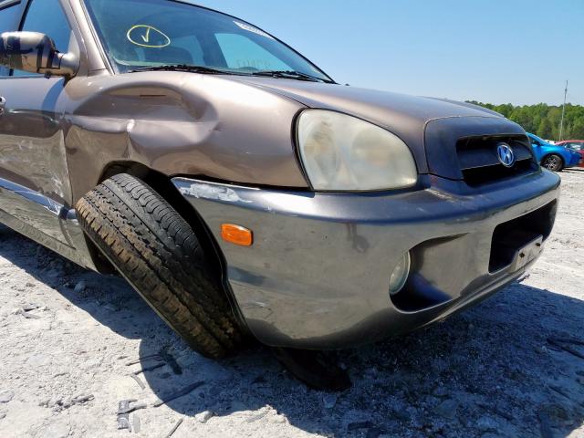 KM8SC73DX6U036900 - 2006 HYUNDAI SANTA FE GLS  photo 9