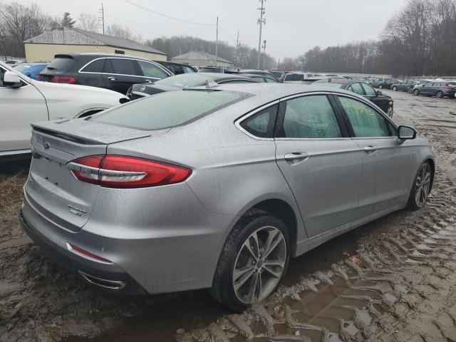 3FA6P0D99LR203557 - 2020 FORD FUSION TITANIUM GRAY photo 3