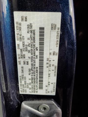 5LMTJ3DH2HUL50819 - 2017 LINCOLN MKC RESERVE BLUE photo 12